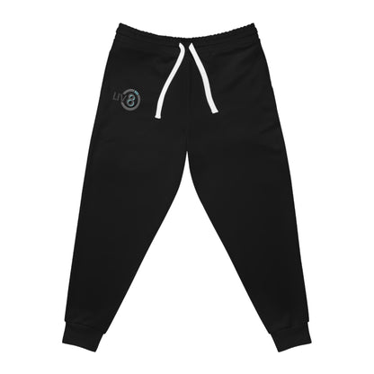 Live 8 Black Athletic Joggers