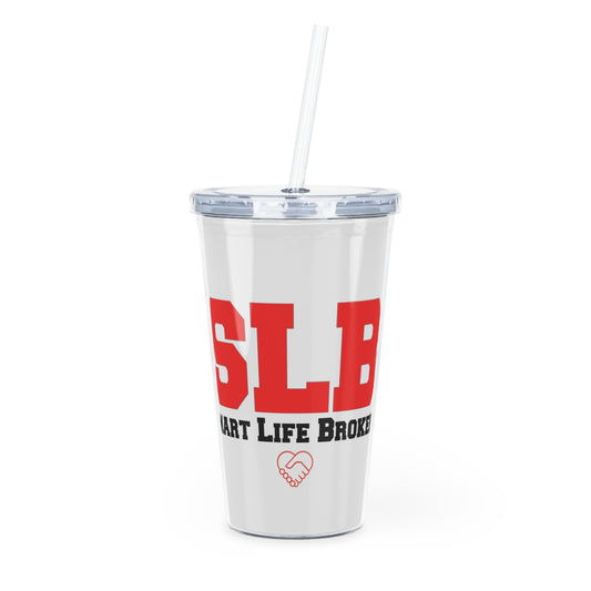 Plastic Tumbler with Straw