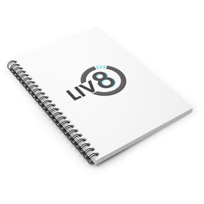 LIV8 Spiral Notebook - Ruled Line