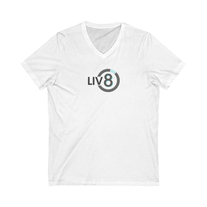 Unisex Jersey Short Sleeve V-Neck Tee