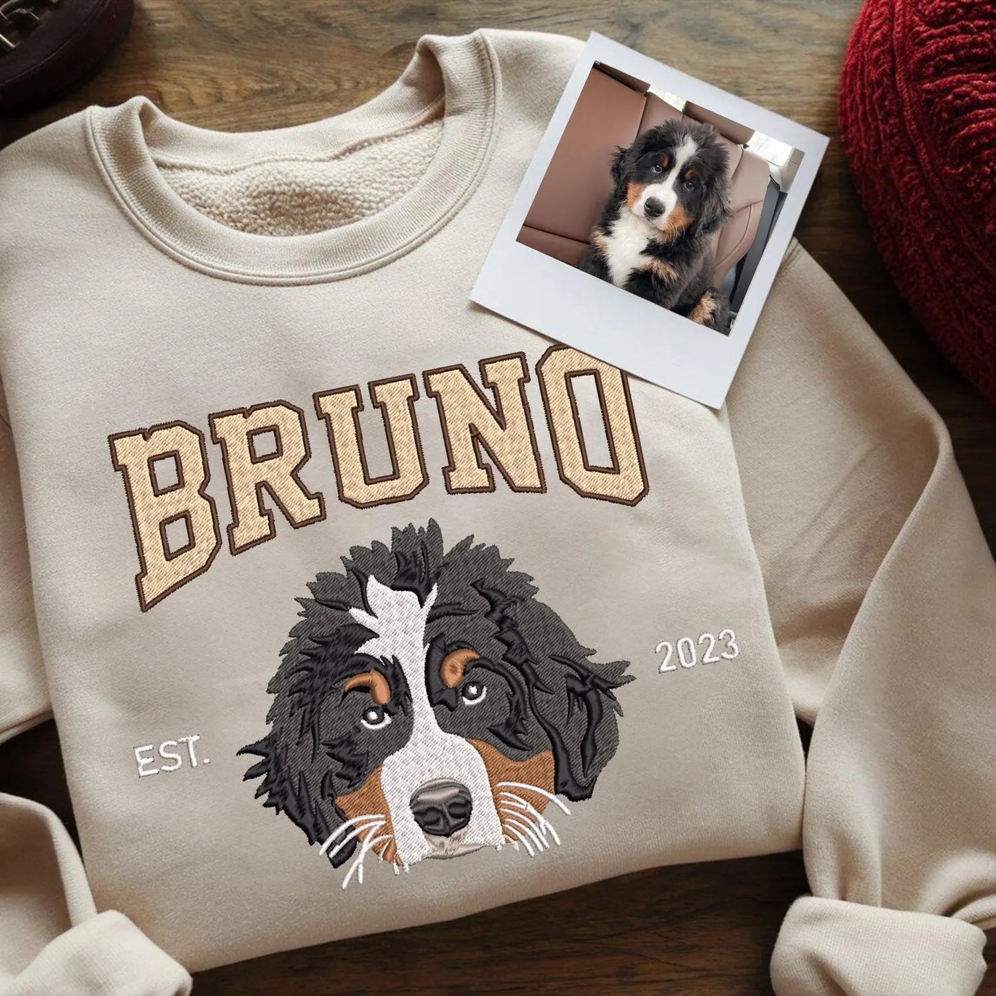 Pet Embroidered Sweatshirt