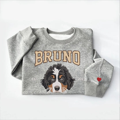 Pet Embroidered Sweatshirt